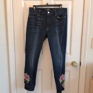 Jen 7 skinny embroidered jeans